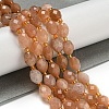 Natural Sunstone Beads Strands G-N342-59-2