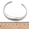 304 Stainless Steel Cuff Bangles for Women BJEW-B108-06P-5