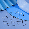Eco-Friendly Plastic Stud Earring Findings KY-SC0002-23-4