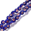 Handmade Millefiori Lampwork Beads Strands LAMP-G164-11A-1