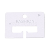 Rectangle Paper Hair Clip Display Cards CDIS-T004-13-1