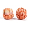 Synthetic Shell Dyed Carved Beads SHEL-M022-02-1