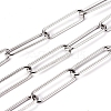 Tarnish Resistant 304 Stainless Steel Paperclip Chains CHS-L022-02C-2