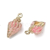 Spray Painted Alloy Pendants AL-CBAE84A-08A-3