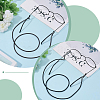 2Pcs 2 Colors Cowhide Neck Strap for Eyeglasses AJEW-CL0004-78-4