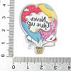 Motivational Quote Never Give Up Printed Acrylic Pendants MACR-K362-01A-3