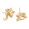 Brass Stud Earring Findigs KK-F855-27G-2