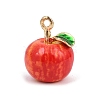 Fruit Alloy Enamel Charms ENAM-P264-02C-G01-2