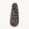 Carved Natural Obsidian Big Pendants G-G660-43-1