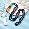 Gemstone Pendant Necklaces NJEW-JN04761-2