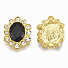 Alloy Acrylic Rhinestone Cabochons RB-T008-08G-2