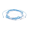 Glass Seed Beads Braided Beaded Bracelets for Women BJEW-MZ00215-03-2