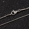 Non-Tarnish 304 Stainless Steel Snake Chain Necklaces X-NJEW-O096-16-1