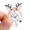 Acrylic Deer Clocks Model PW-WG8E369-01-3