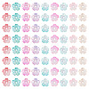 180G 9 Colors Opaque Acrylic Bead Caps JACR-TA0001-03-3