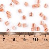 6/0 Transparent Inside Colours Glass Seed Beads SEED-N006-003G-4