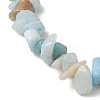 Natural Flower Amazonite Chip Beaded Stretch Bracelets BJEW-JB10689-02-4