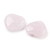 Heart Natural Rose Quartz Worry Stone G-C134-06A-14-2
