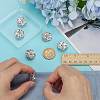 6Pcs Glass Rhinestone Shank Buttons BUTT-FG0001-52P-3