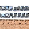 Electroplate Glass Beads Strands EGLA-H108-01A-PL02-2
