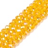 Electroplate Glass Beads Strands LS-EGLA-A044-T6mm-B05-1