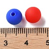 Rubberized Style Imitated Silicone Acrylic Beads X1-MACR-D029-01L-3