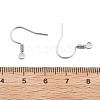 304 Stainless Steel Earring Hooks STAS-P221-04P-3