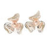 Natural Pearl Ear Studs EJEW-L099-04S-4