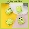 10Pcs 2 Styles Frog Silicone Beads JX693A-5