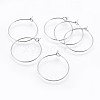 316 Surgical Stainless Steel Hoop Earring Findings STAS-P221-01D-P-1