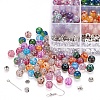 Imitation Opalite Glass Beads Kit for Necklace Bracelets Dangle Earrings Making DIY-YW0004-22-5
