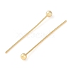 Brass Ball Head Pins KK-N254-49B-G-2