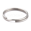 Non-Tarnish 304 Stainless Steel Split Key Rings STAS-H153-02P-3