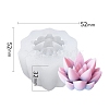 Succulent Plants Shape DIY Candle Silicone Molds CAND-PW0001-243A-1