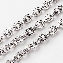 304 Stainless Steel Cable Chains CHS-K002-02-3.5mm