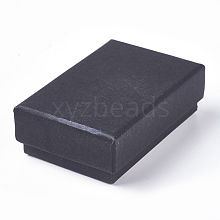 Kraft Paper Cardboard Jewelry Boxes CBOX-WH0003-02