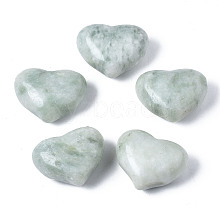 Natural New Jade Heart Palm Stone G-S299-122