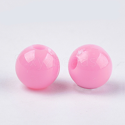 Opaque Plastic Beads KY-T005-6mm-621-1