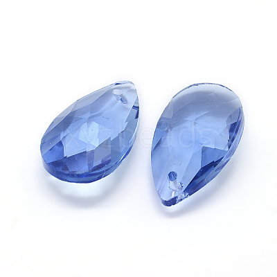 Faceted Glass Pendants LS-GLAA-F069-L-A12-1
