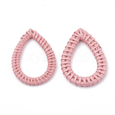 Handmade Spray Painted Reed Cane/Rattan Woven Linking Rings LS-WOVE-N007-05D-1