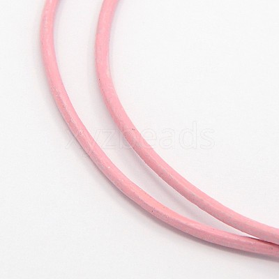 Leather Cord Necklace Making MAK-F002-M-1