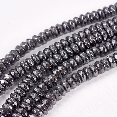 Non-Magnetic Synthetic Hematite Beads Strands G-Q420-1