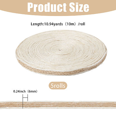 5 Rolls Flat Jute Twine OCOR-PH0036-43A-1