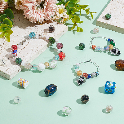 1Set Glass Beads GLAA-PH0003-62B-1