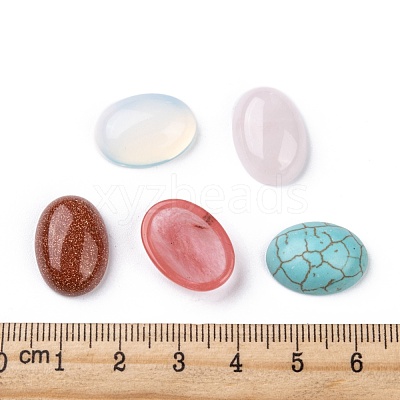 Gemstone Cabochons G-G529-13x18mm-M2-1