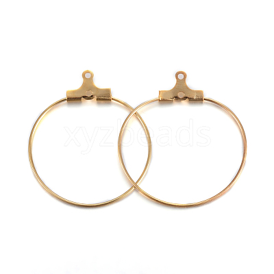 304 Stainless Steel Pendants STAS-F191-09G-B-1