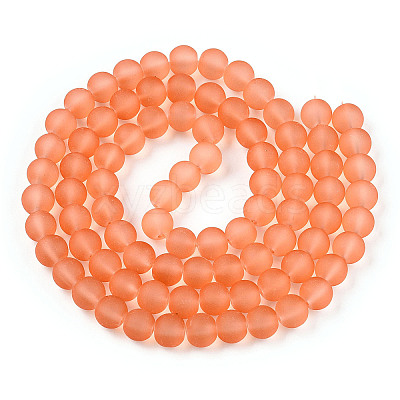 Transparent Glass Bead Strands LS-GLAA-S031-10mm-33-1-1