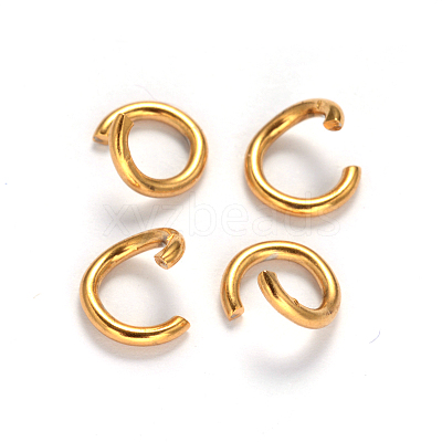 Ion Plating(IP) 304 Stainless Steel Open Jump Rings STAS-M235-F-01-1