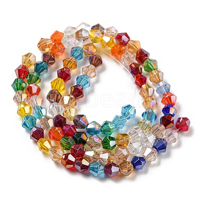 Transparent Electroplate Glass Beads Strands LS-EGLA-A039-T2mm-B29-1