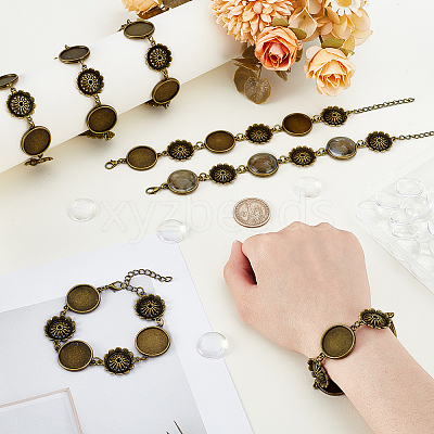 Alloy Bracelets Making BJEW-PH01919-1